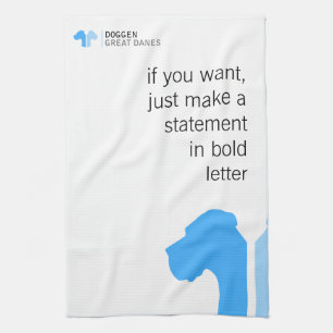 Paño De Cocina Colecciones Great Dane Bluemin