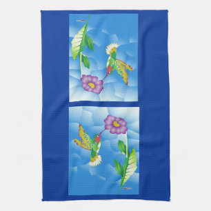 Paño De Cocina Colibrí: Estilizado