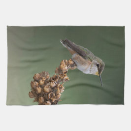 Paño De Cocina Colibrí Naranja pequeño