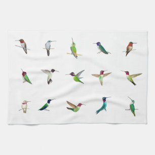 Paño De Cocina Colibríes de California