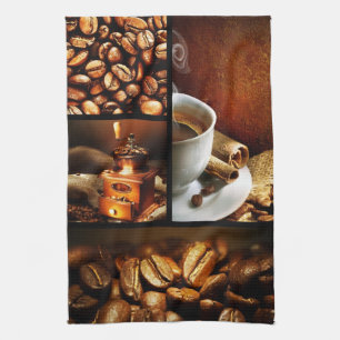 Paño De Cocina Collage 2 del café