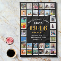 Collage de fotos de recuerdos familiares por cumpl