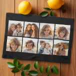 Paño De Cocina Collage de fotos personalizado con fotos cuadradas<br><div class="desc">Usa tus fotos o fotos favoritas para hacer un toque divertido para compartir con tus amigos.</div>