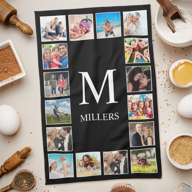 Paño De Cocina Collage de fotos personalizado familiar personaliz (Subido por el creador)