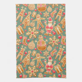 Paño De Cocina Collage de navidades