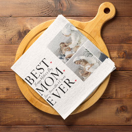 Paño De Cocina Collage moderno foto mejor mamá feliz día de las m