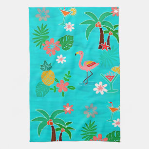 Paño De Cocina Collage tropical