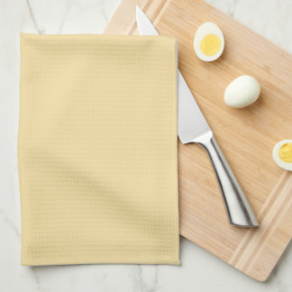 Paño De Cocina Color crema minimalista suave pastel amarillo