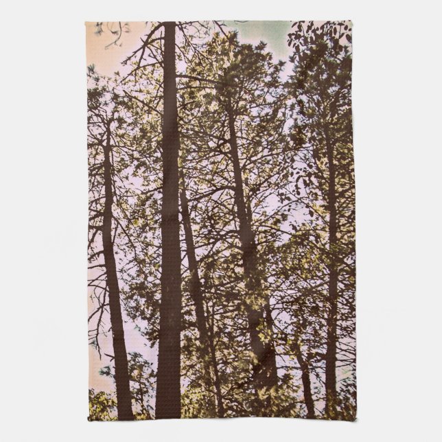 Paño De Cocina Color de los árboles (Vertical)