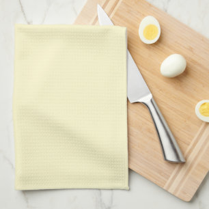 Paño De Cocina Color moderno limón amarillo llano sólido