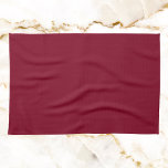 Paño De Cocina Color sólido de Borgoña<br><div class="desc">Color sólido de Borgoña. Este rojo intenso y profundo evoca la sofisticación y la elegancia atemporal. Perfecto para los amantes del lujo clásico. Sus tonos oscuros y cálidos crean una sensación de misterio y encanto,  por lo que es ideal para ocasiones especiales.</div>