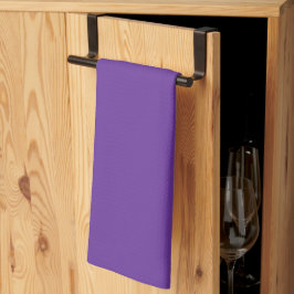 Paño De Cocina Color sólido del corazón púrpura