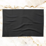 Paño De Cocina Color sólido negro<br><div class="desc">Color sólido negro</div>