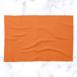 Paño De Cocina Color sólido tigre naranja