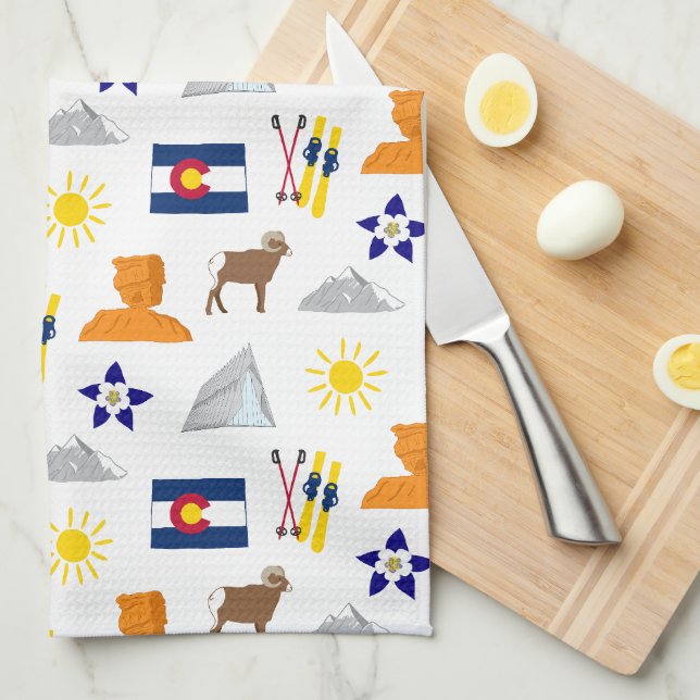 Paño De Cocina Colorado (Doblado Cuarto)