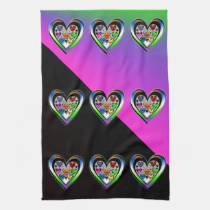 Paño De Cocina Colores de amor