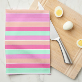Paño De Cocina Colores de Caramelo Rayas