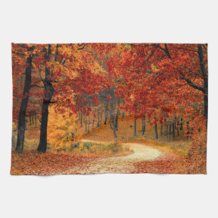 Paño De Cocina Colores estacionales de otoño