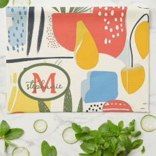 Paño De Cocina Colores Vibrantes Estilo Fauvismo Maceta de Jardín