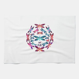 Paño De Cocina Colorful Dragonfly Lover Graphic Design Chakra Dra