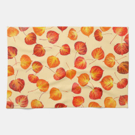 Paño De Cocina Colorful Fall Quaking Aspen Leaves