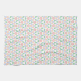 Paño De Cocina Colorful Pastel Floral Seamless Pattern