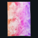 Paño De Cocina Coloridas acuarelas rosadas Splotches Resumen Arte<br><div class="desc">Decoren su cocina con esta toalla de arte abstracto. ¡Hace un gran regalo para el boda o para el ama de casa! Puede personalizar y agregar texto también. Revisa mi tienda por muchos más colores y patrones!</div>