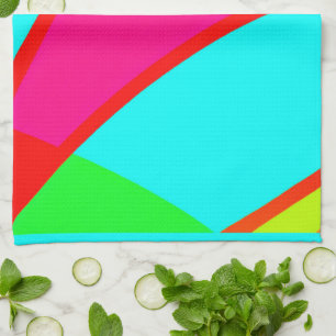Paño De Cocina Colorido Abstract Patterns Art