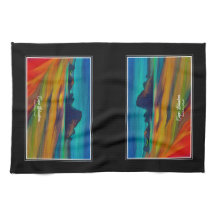 Colorido arte costero de Cabo Sebastián Oregon