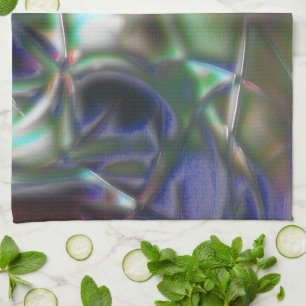 Paño De Cocina Colorido con grano digital áspero o vidrio borroso