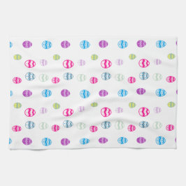 Paño De Cocina Colorido patrón de huevo de Pascua