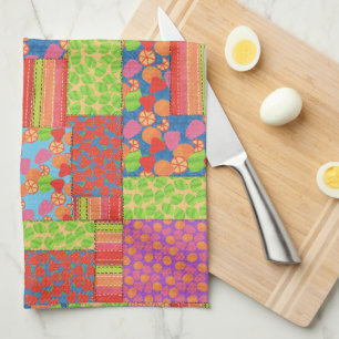 Paño De Cocina Coloridos dibujos de imitación de los patrones de 