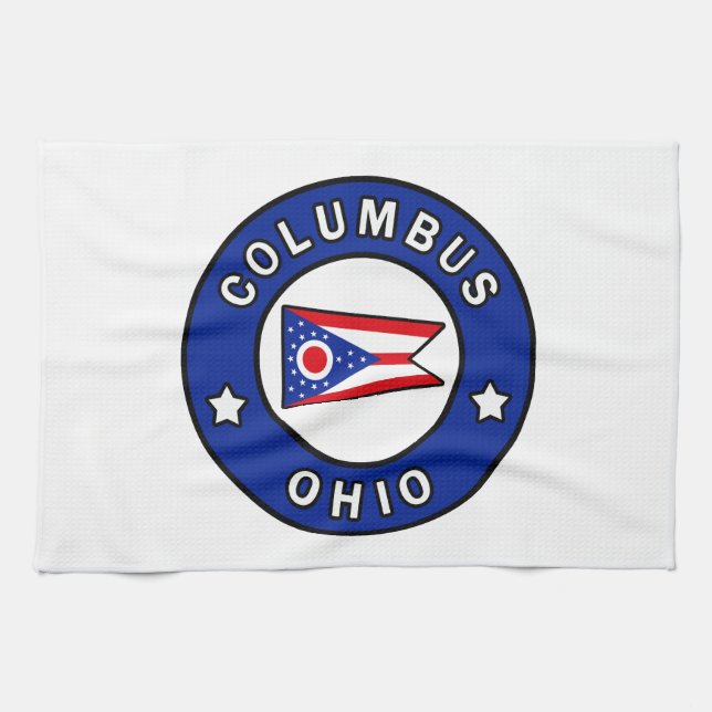 Paño De Cocina Columbus Ohio (Horizontal)