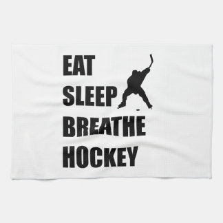 Paño De Cocina Coma el sueño respiran hockey