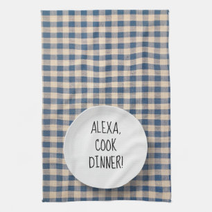 Paño De Cocina Comando de Alexa humor
