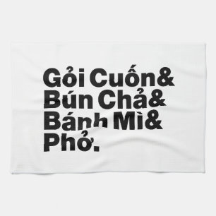 Paño De Cocina Comida callejera vietnamita