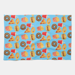 Paño De Cocina Comida chatarra kawaii