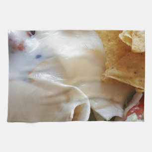 Paño De Cocina Comida divertida con queso fundido Nacho