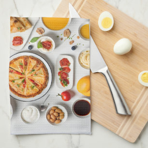 Paño De Cocina Comida variada