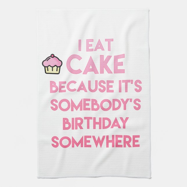 Paño De Cocina ¡Como torta! Cita divertida (Vertical)