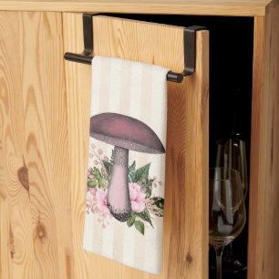 Paño De Cocina Composición de hongos y florales venecianos