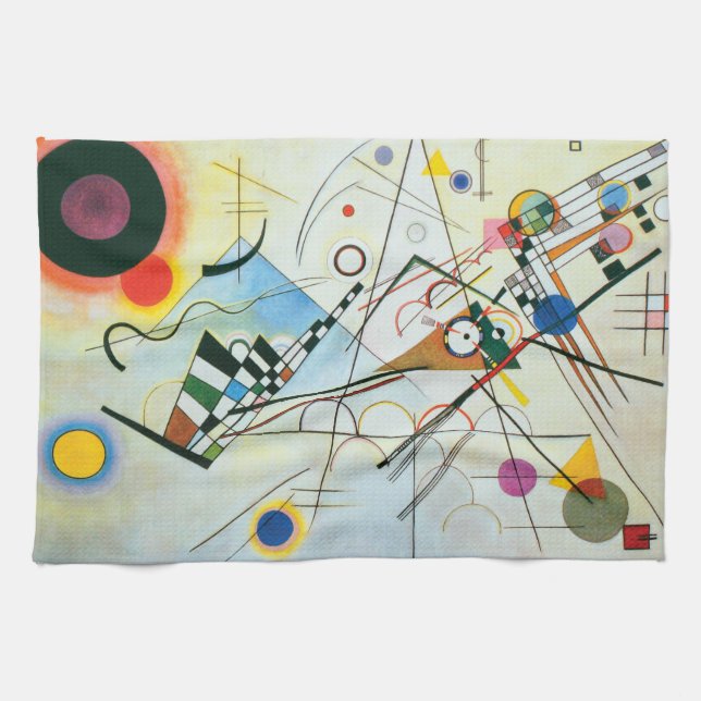 Paño De Cocina Composición VIII de Wassily Kandinsky (Horizontal)