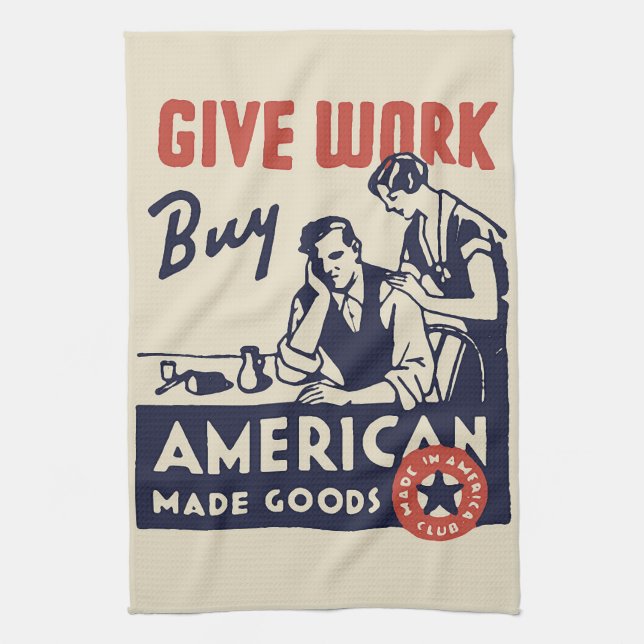 Paño De Cocina Comprar americano (Vertical)