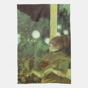 Paño De Cocina Concierto de cafetería de Edgar Degas, Bella Artes