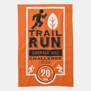 Paño De Cocina Concurso de carreras de Trail Runner