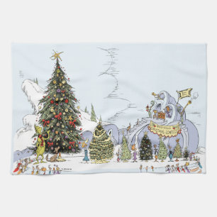 Paño De Cocina Concurso del Árbol de Navidad de Whoville