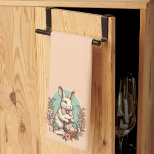 Paño De Cocina Conejito/huevo/cesta de Semana Santa