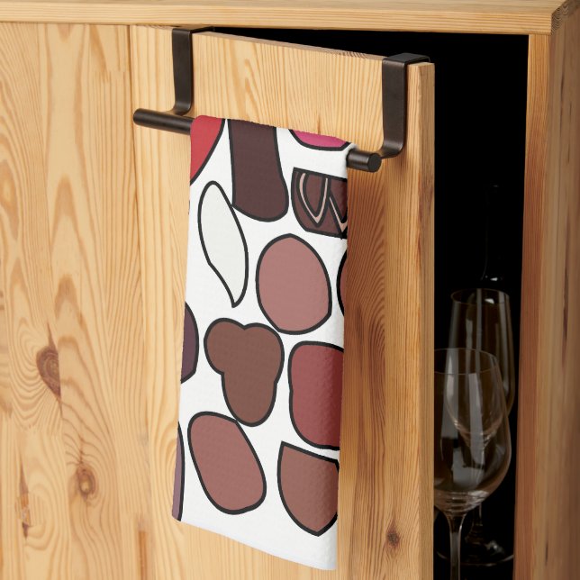 Paño De Cocina Confección de dulces de chocolate (Pliegue de tercios)