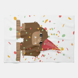 Paño De Cocina Confetti Fiesta Sasquatch Bigfoot