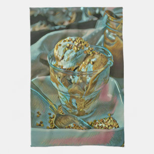 Paño De Cocina Cono de helado de verano